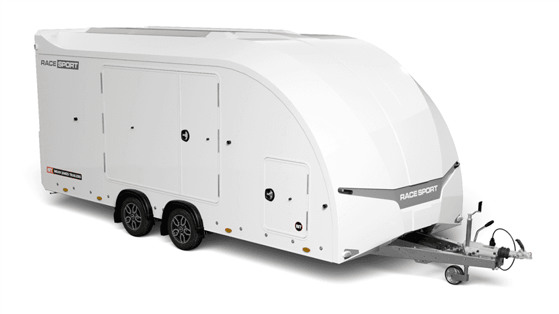 Brian James Race Sport 500×210 2-as 12 inch 3500kg White Body