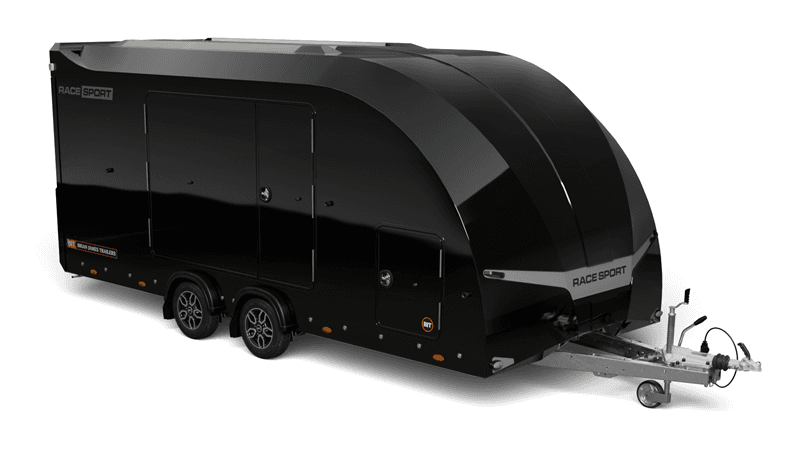 Brian James Race Sport 500×210 2-as 12 inch 3000kg Black Body - Afbeelding 1