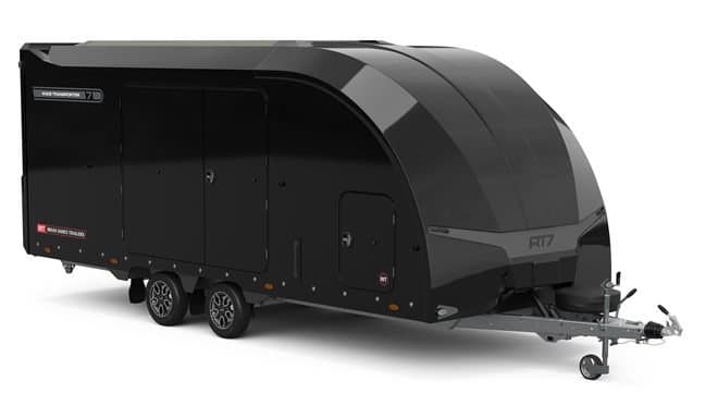 Brian James Race Transporter 7 550×230 2-as 12 inch 3500kg Black Body