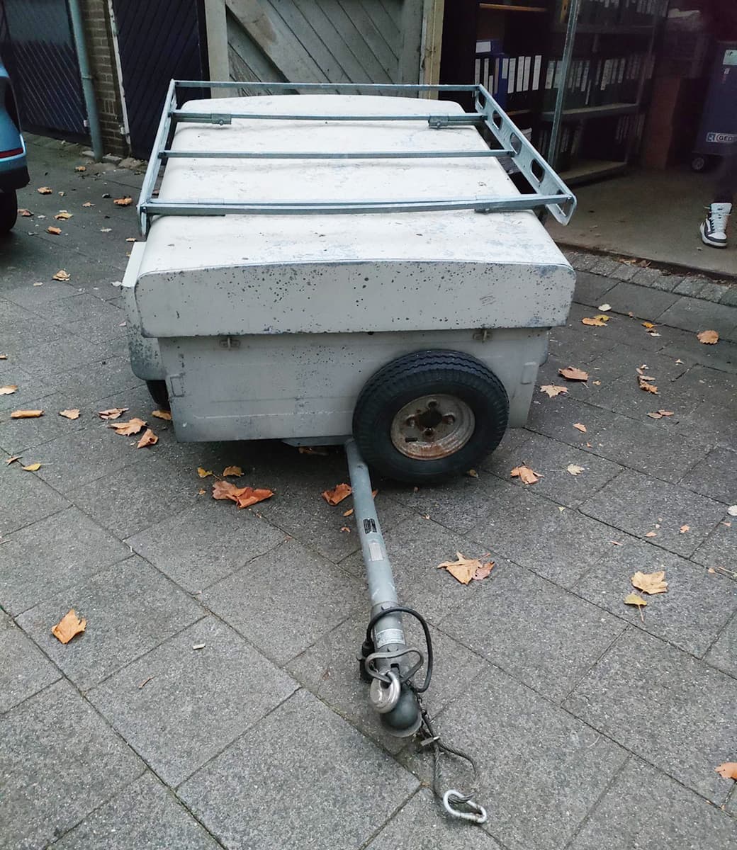 Heinemann enkelasser aanhanger met imperiaal Z-412