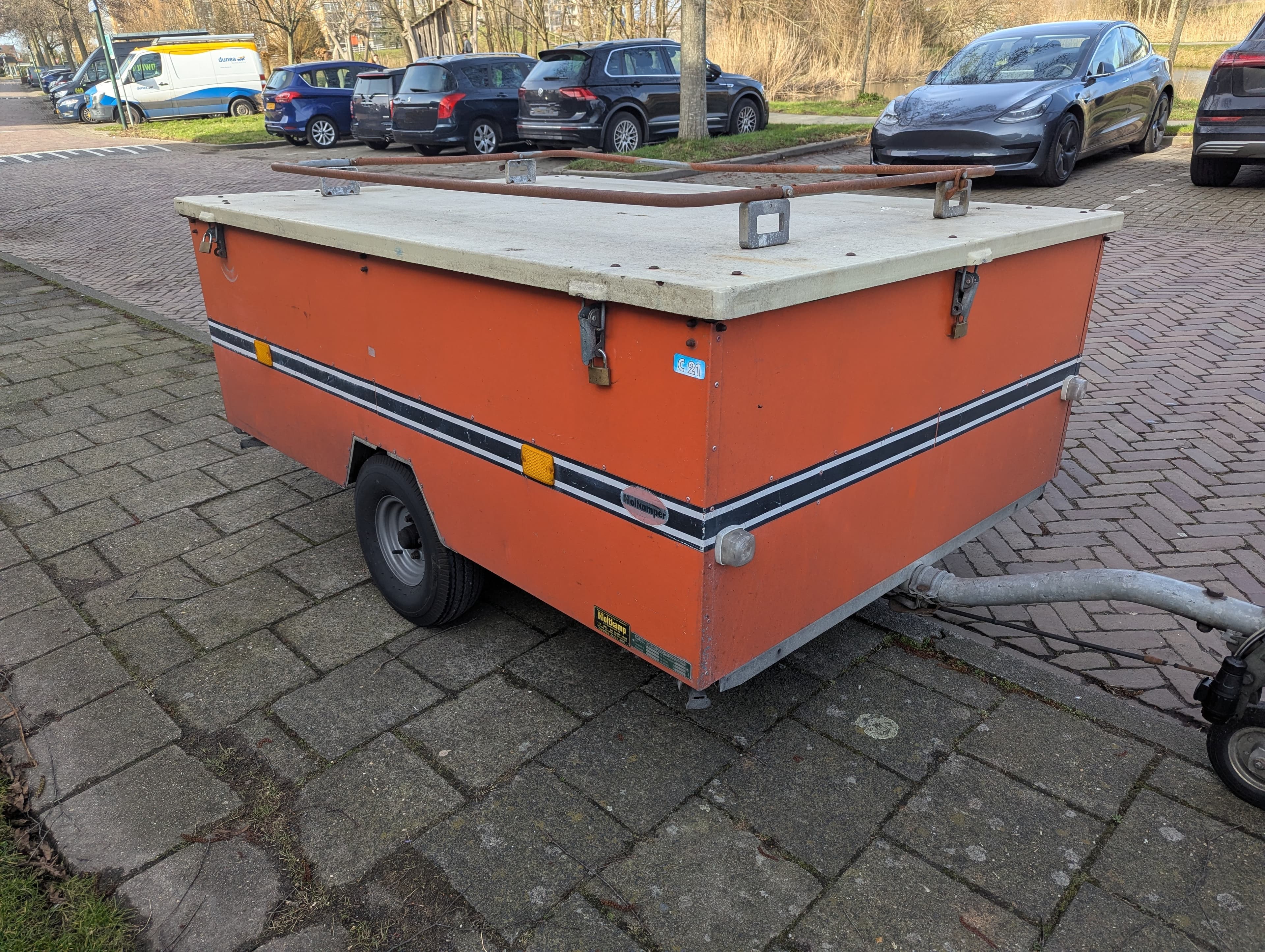 Gesloten bagagewagen 200x140