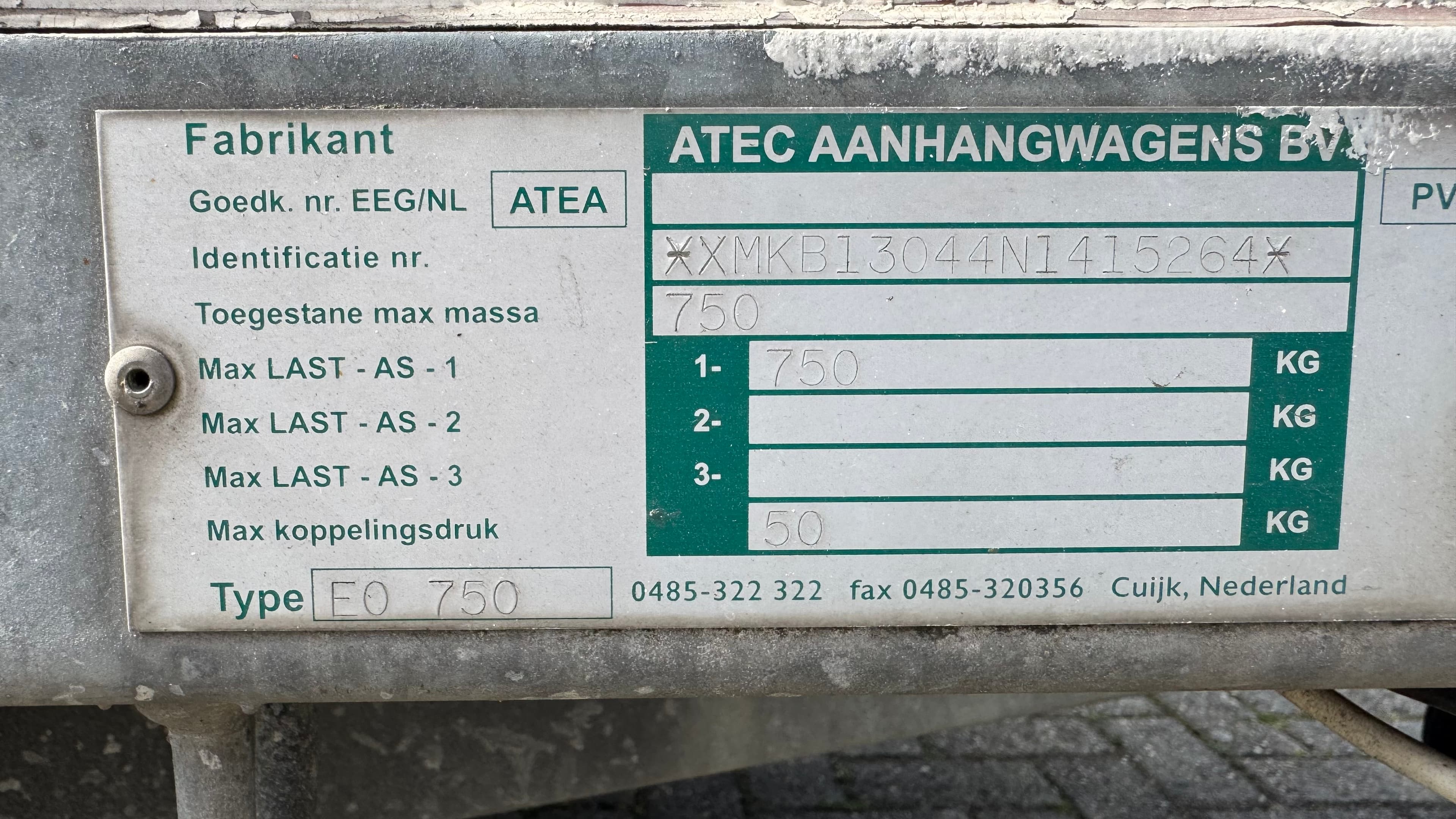 Atea aanhanger